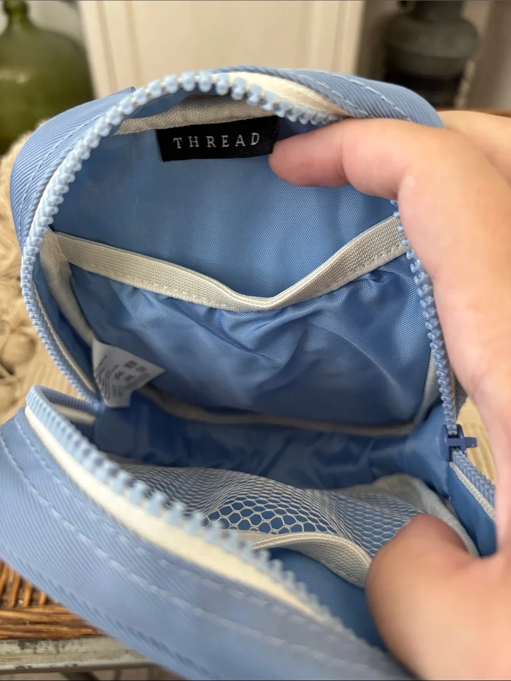 THREAD Powder Blue Crossbody Bag